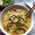 Lemongrass Noodle Soup With Ginger And Shiitake Mushrooms