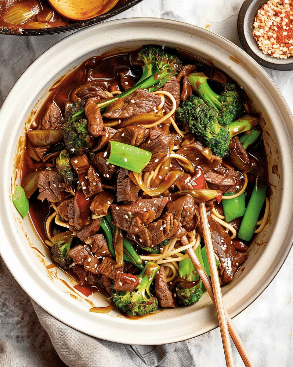 Slow Cooker Mongolian Beef