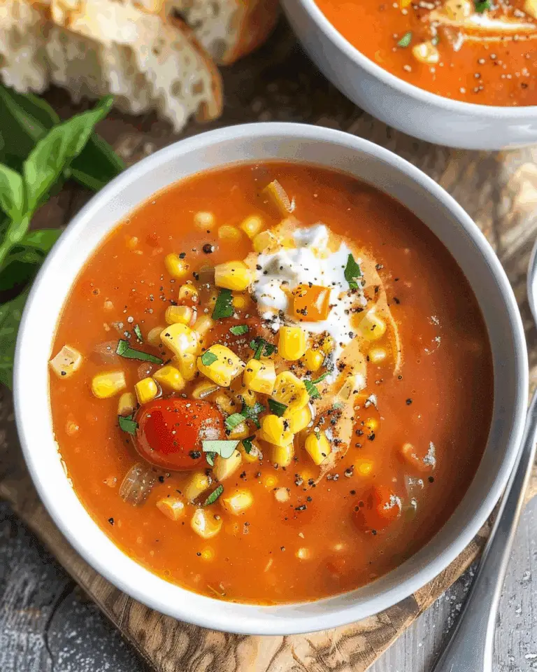 Tomato and Corn Soup