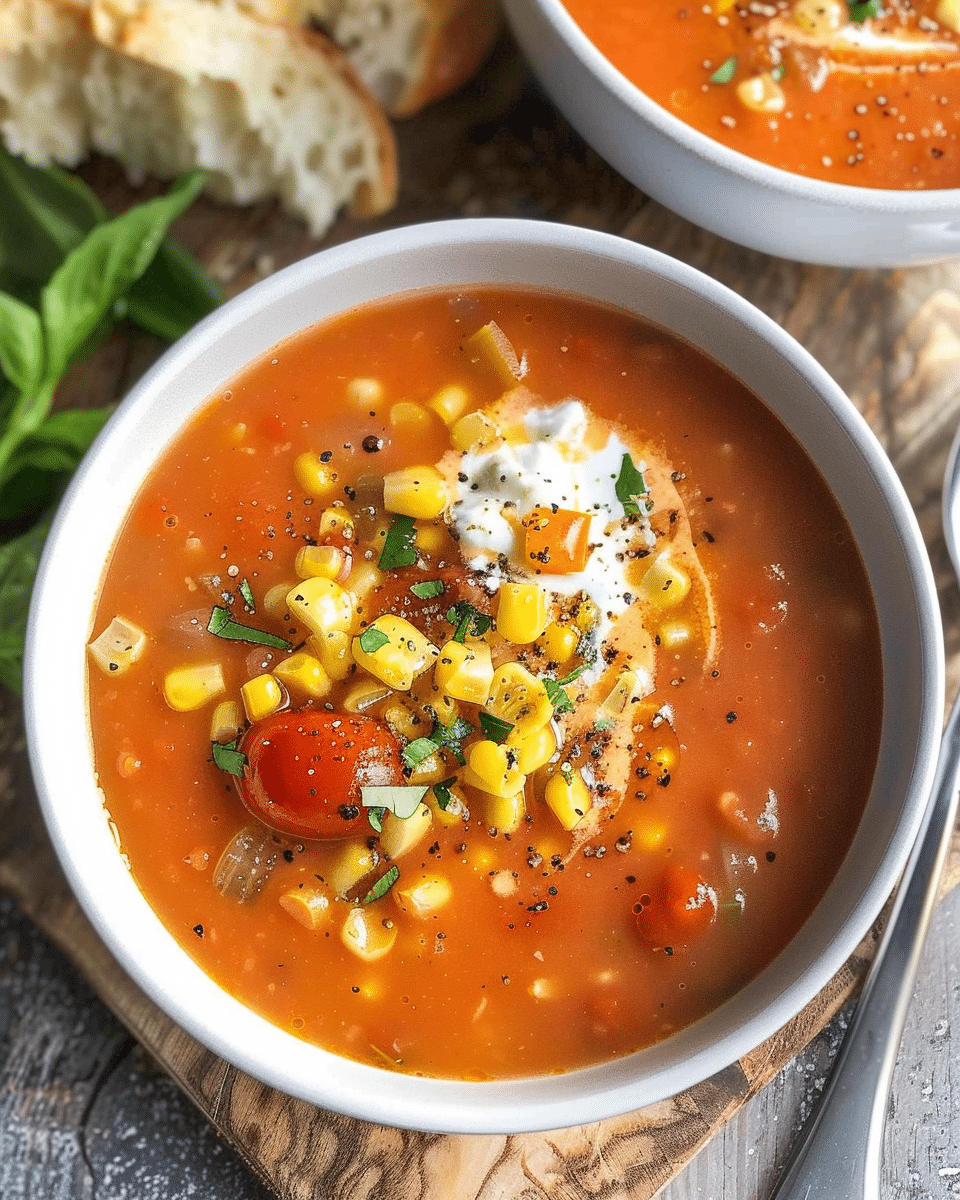 Tomato and Corn Soup