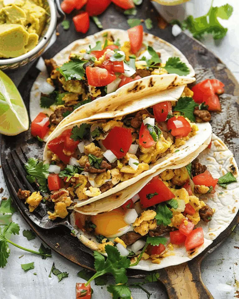 Healthy Breakfast Tacos