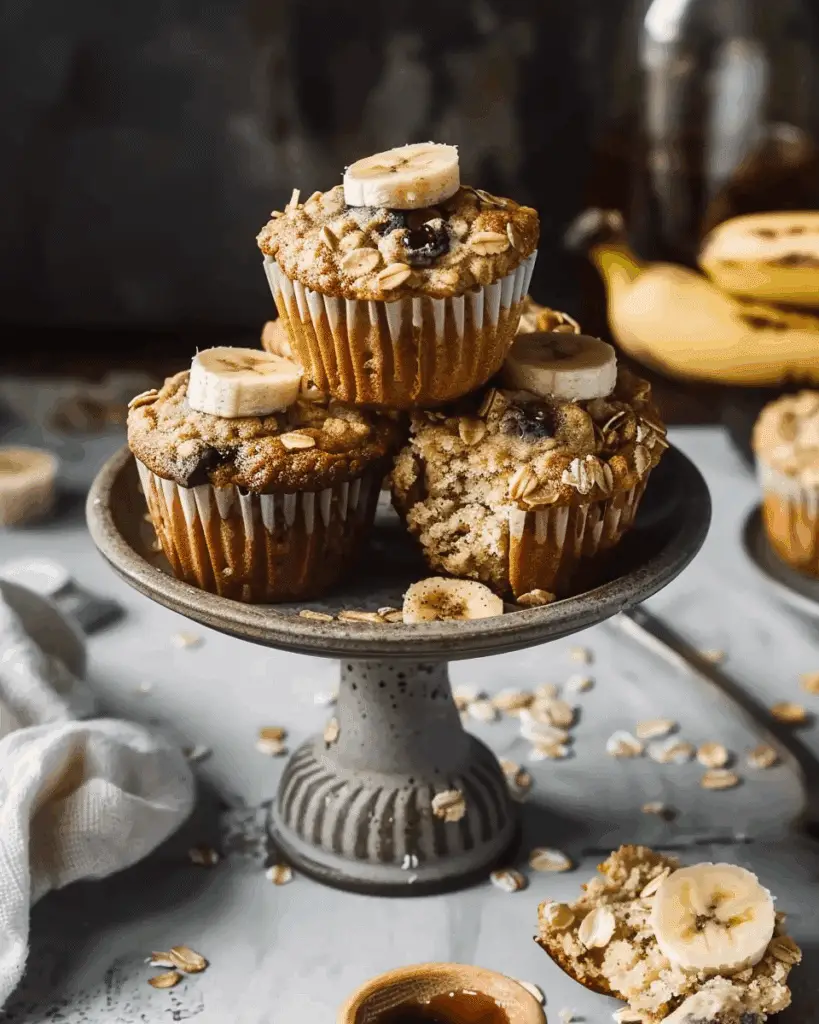 Banana Oatmeal Muffins