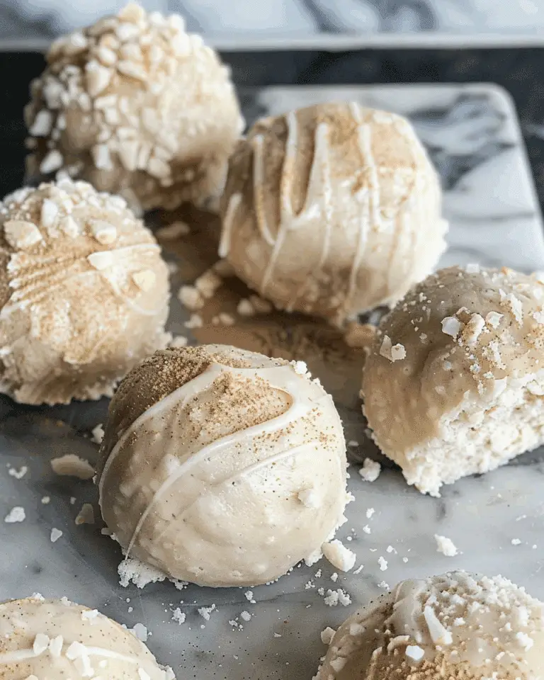 White Chocolate No-Bake Protein Bites