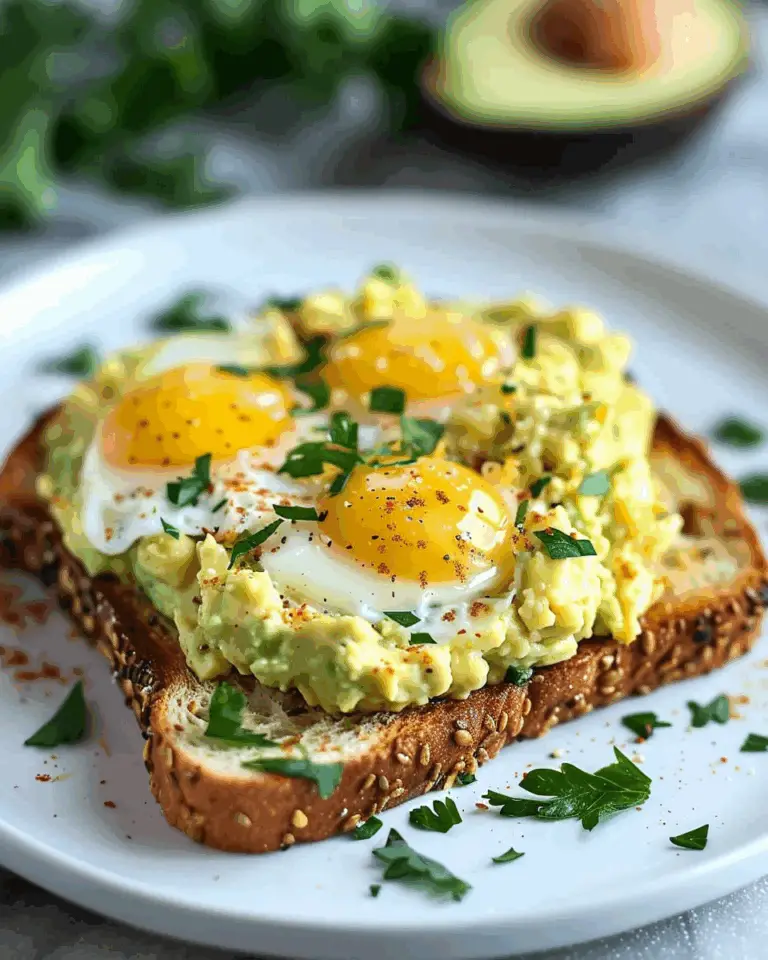 Avocado Toast with Eggs