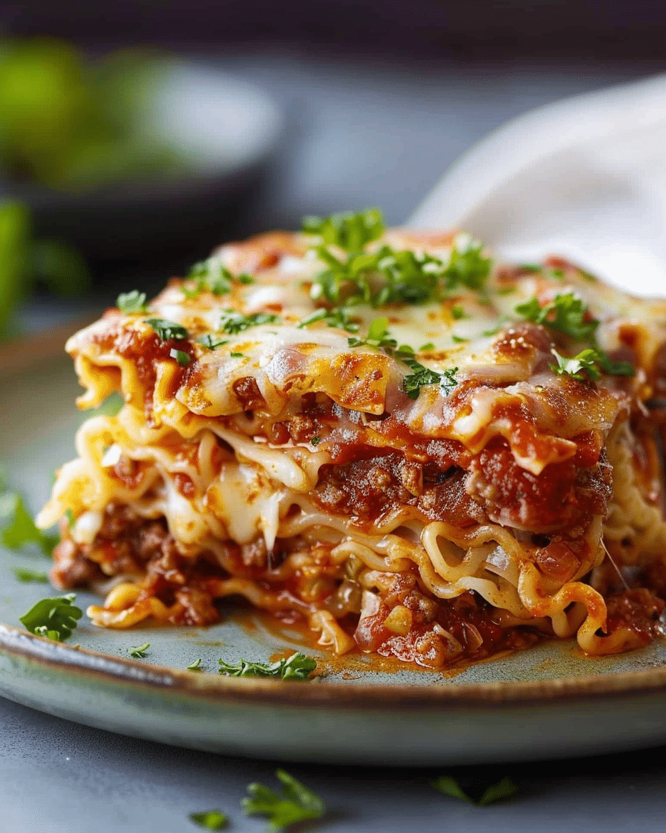 Ramen Lasagna