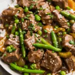 Slow Cooker Beef Tips and Vegetables