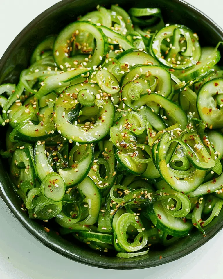 Spicy Korean Cucumber Salad