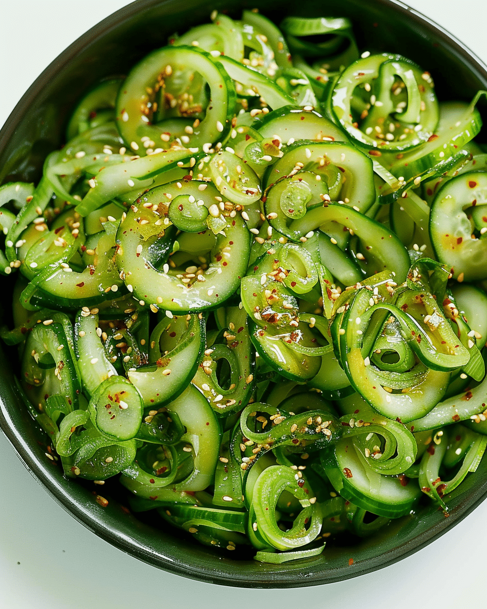 Spicy Korean Cucumber Salad