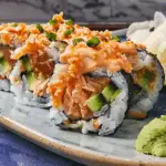 Spicy Salmon Sushi Roll-Ups