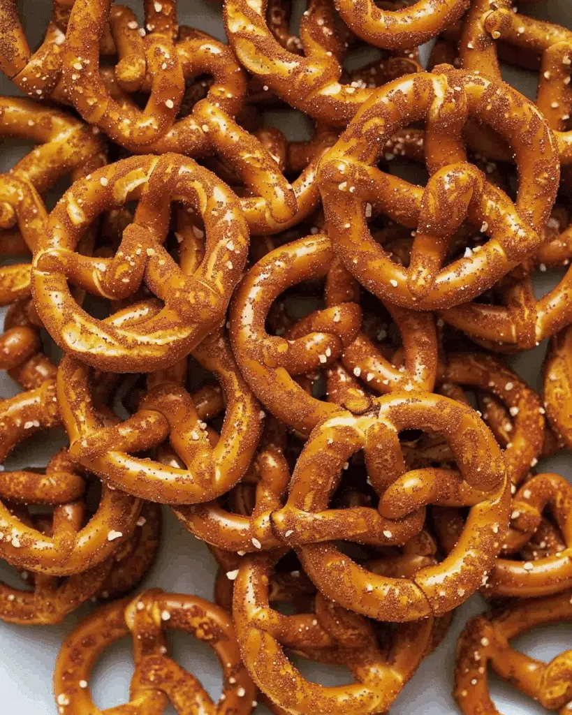 Spicy Seasoned Pretzels