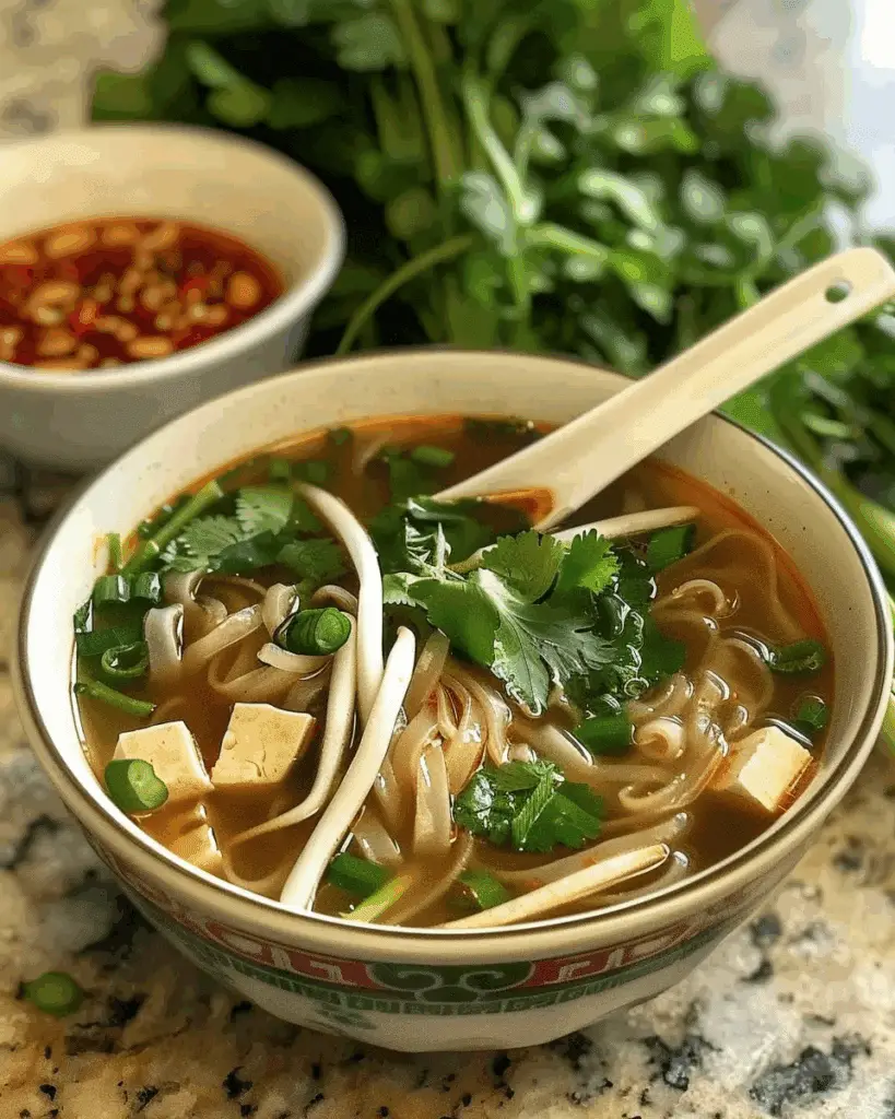 Vegan Vietnamese Pho Soup