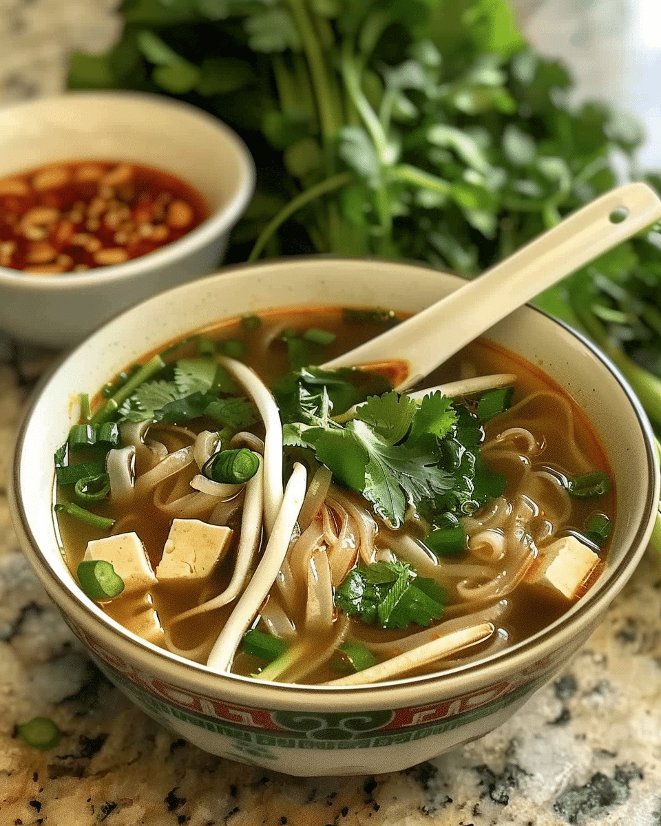 Vegan Vietnamese Pho Soup