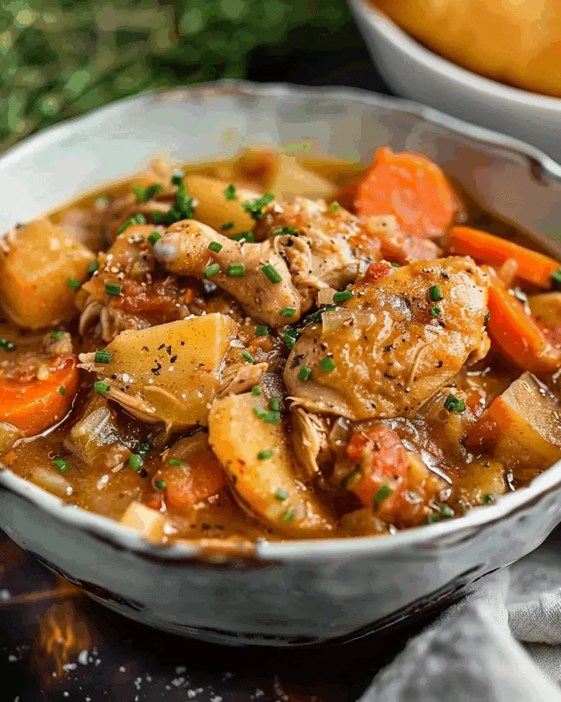 Old Fashioned Chicken Stew