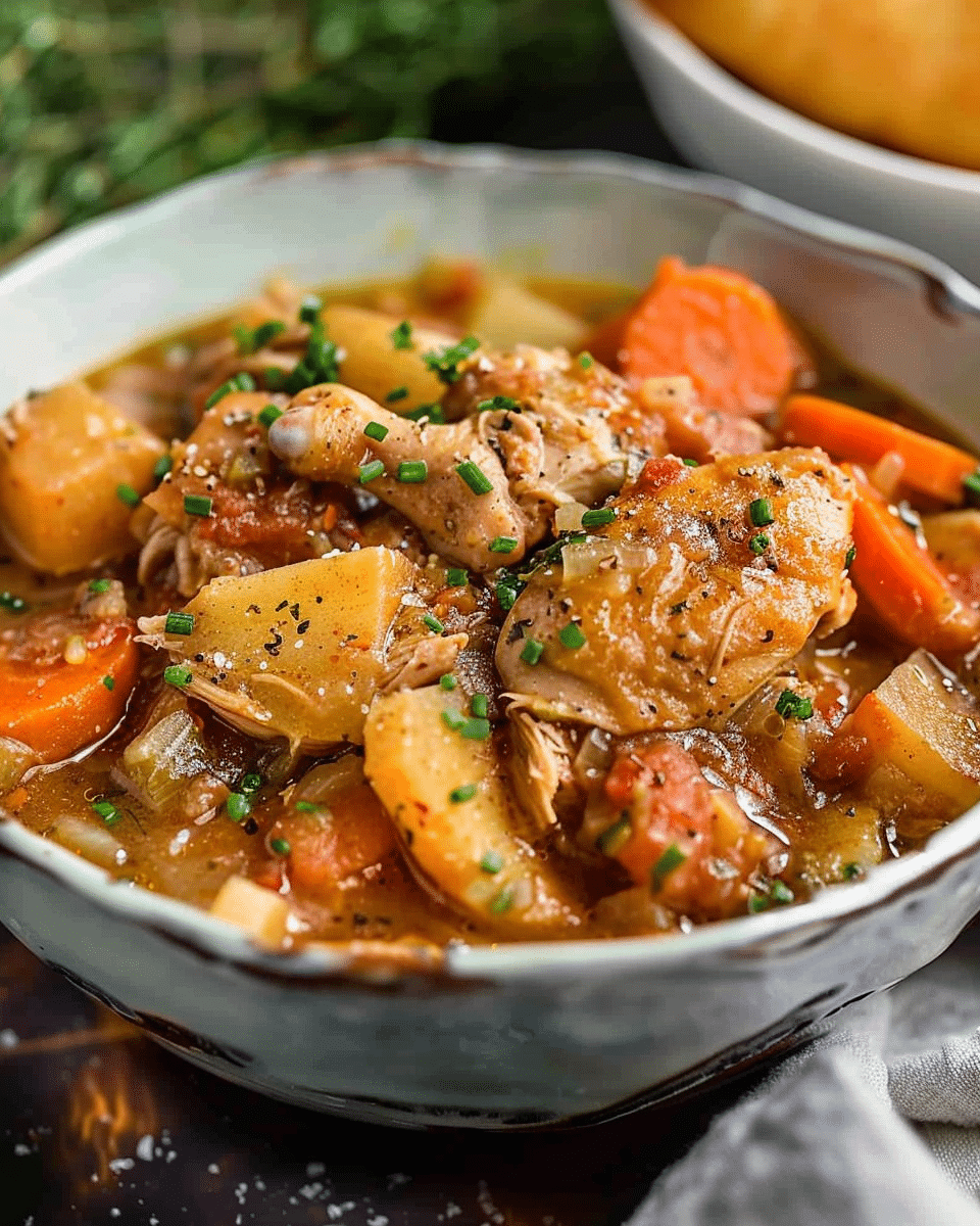 Old Fashioned Chicken Stew