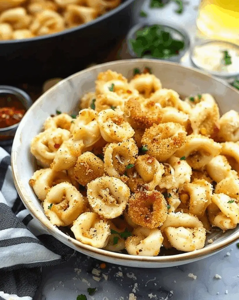 Cheesy and Crispy Air Fryer Tortellini