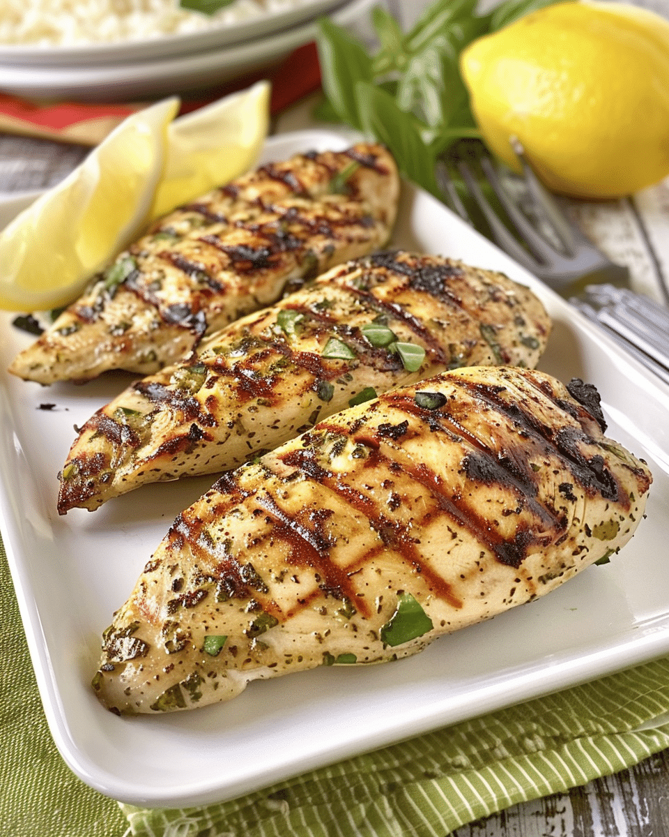 Grilled Lemon-Herb Chicken
