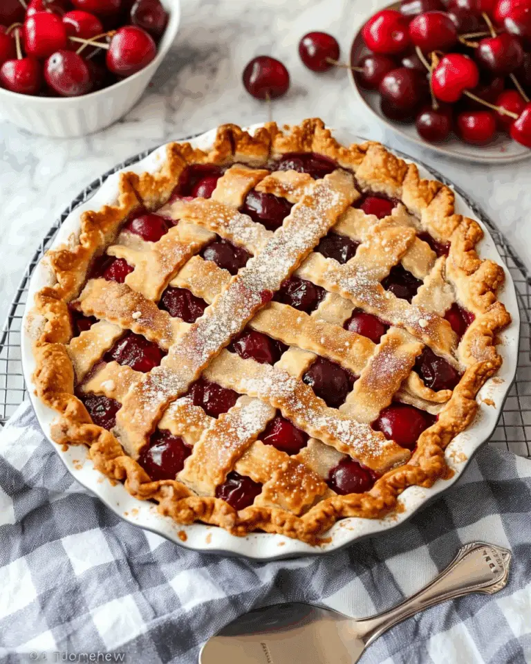 Homemade Cherry Pie