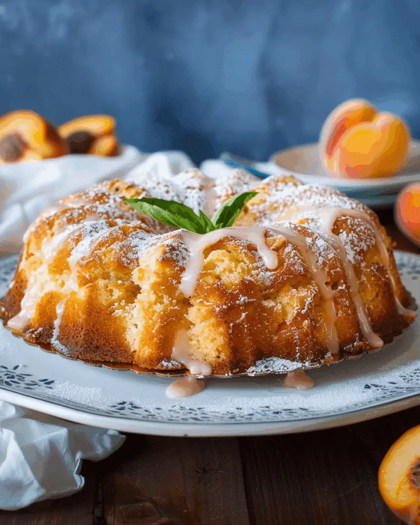 Peach Cobbler Pound Cake