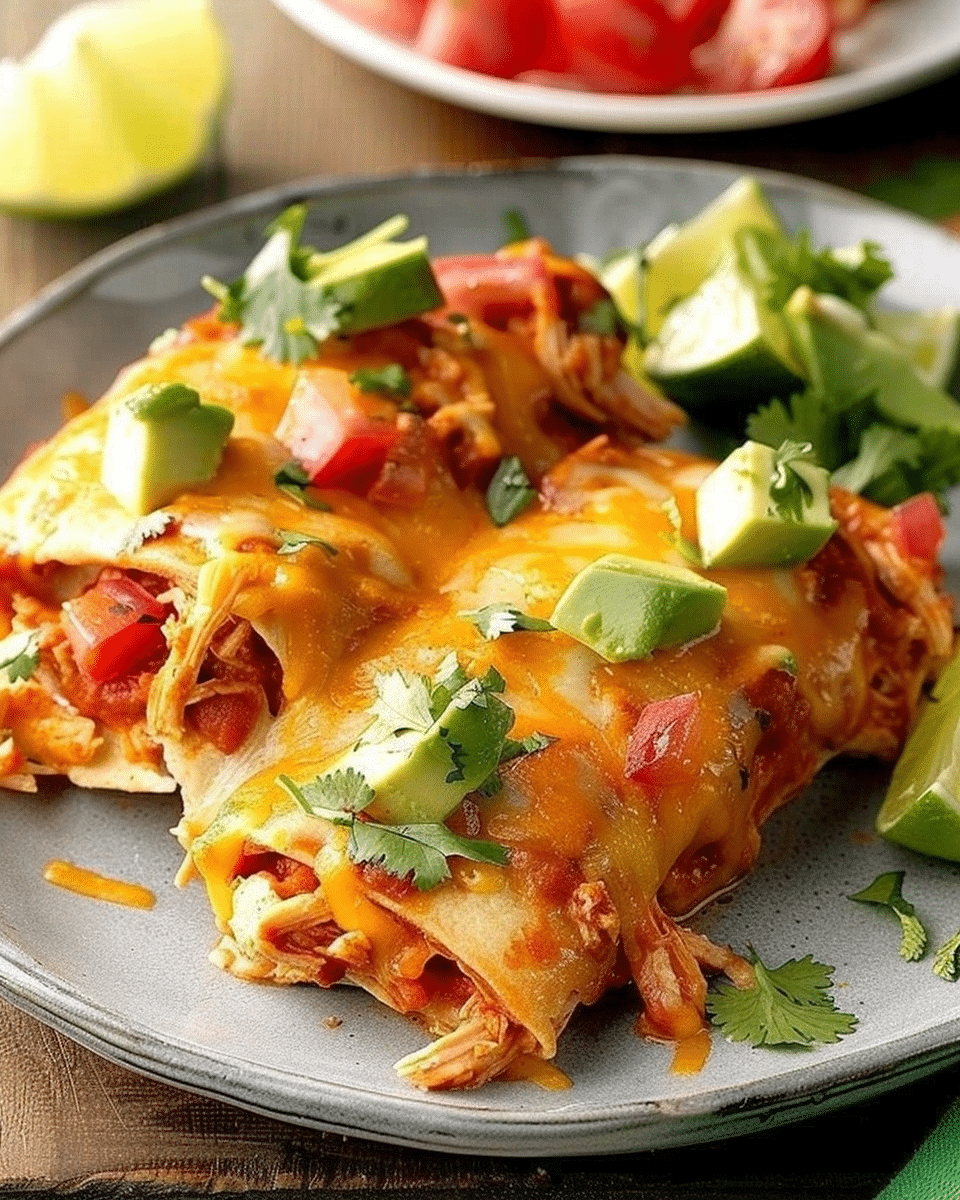 Slow-Cooker Chicken Enchilada Melts