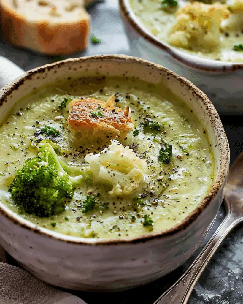 Creamy, Cheesy, Broccoli Soup