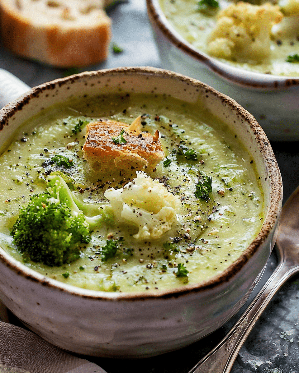 Creamy, Cheesy, Broccoli Soup