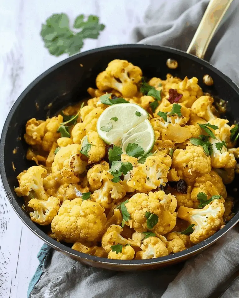 One Pan Cauliflower Curry