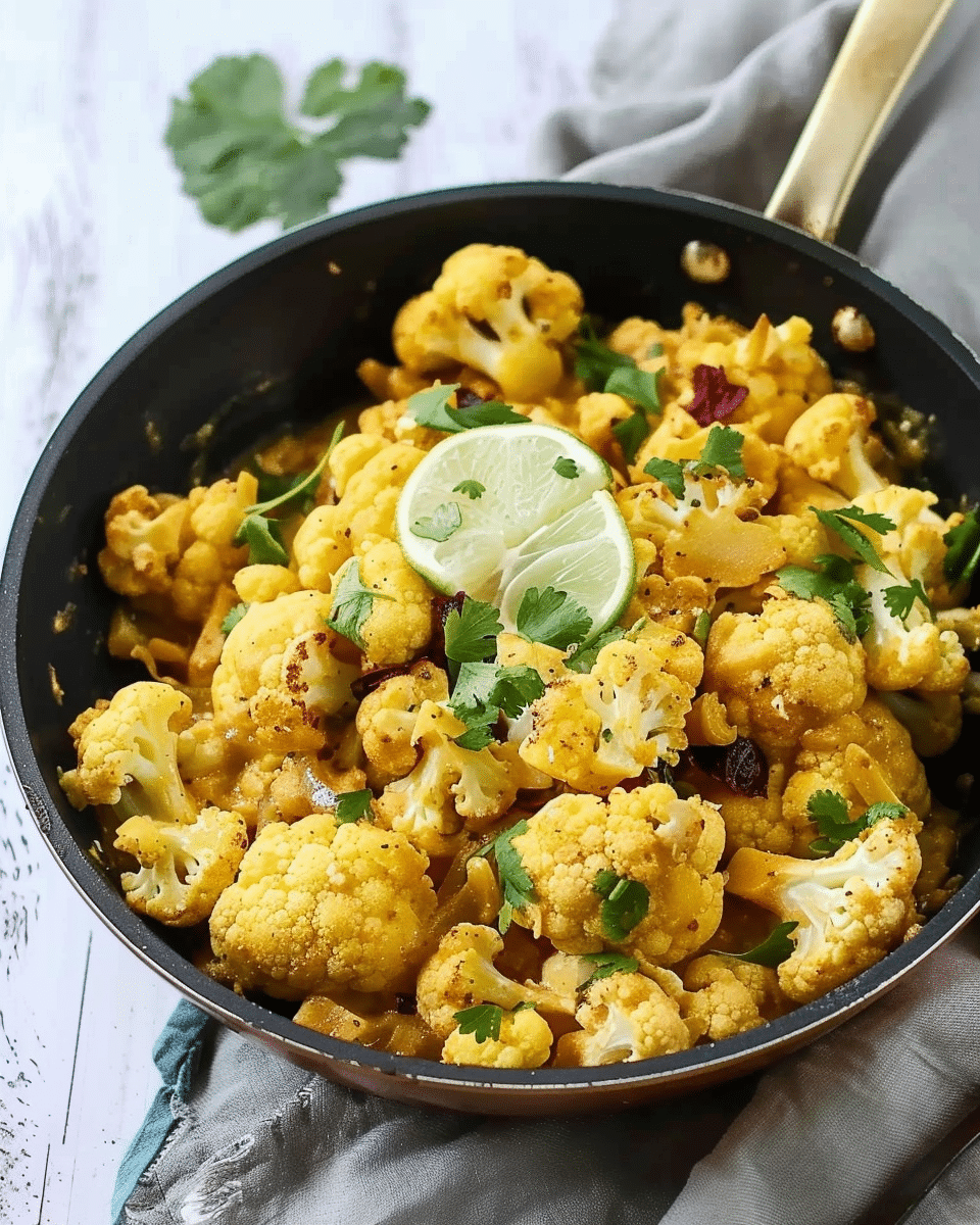 One Pan Cauliflower Curry