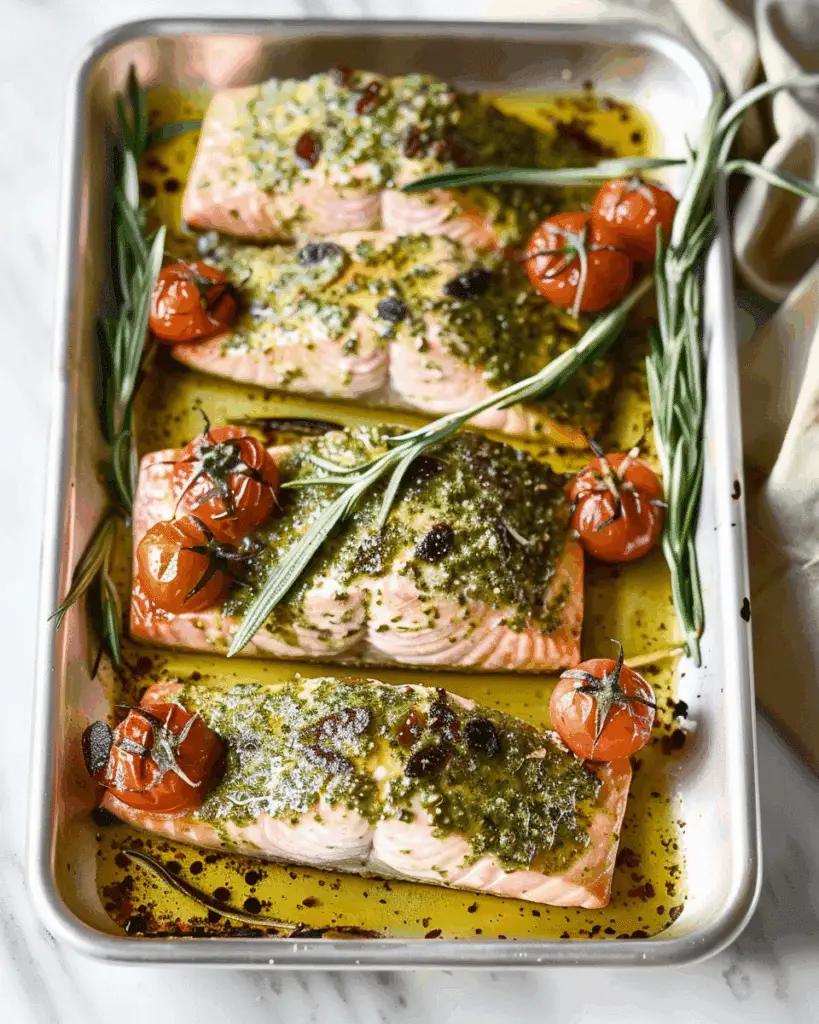 Pesto Butter Salmon