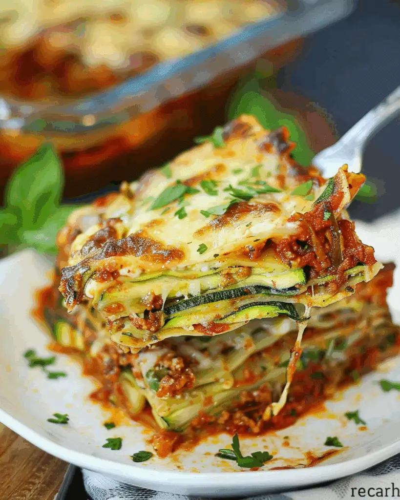 Zucchini Lasagna