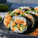 Spicy Salmon Sushi Roll-Ups