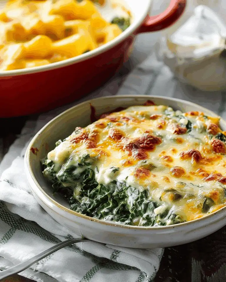 Cheesy Spinach