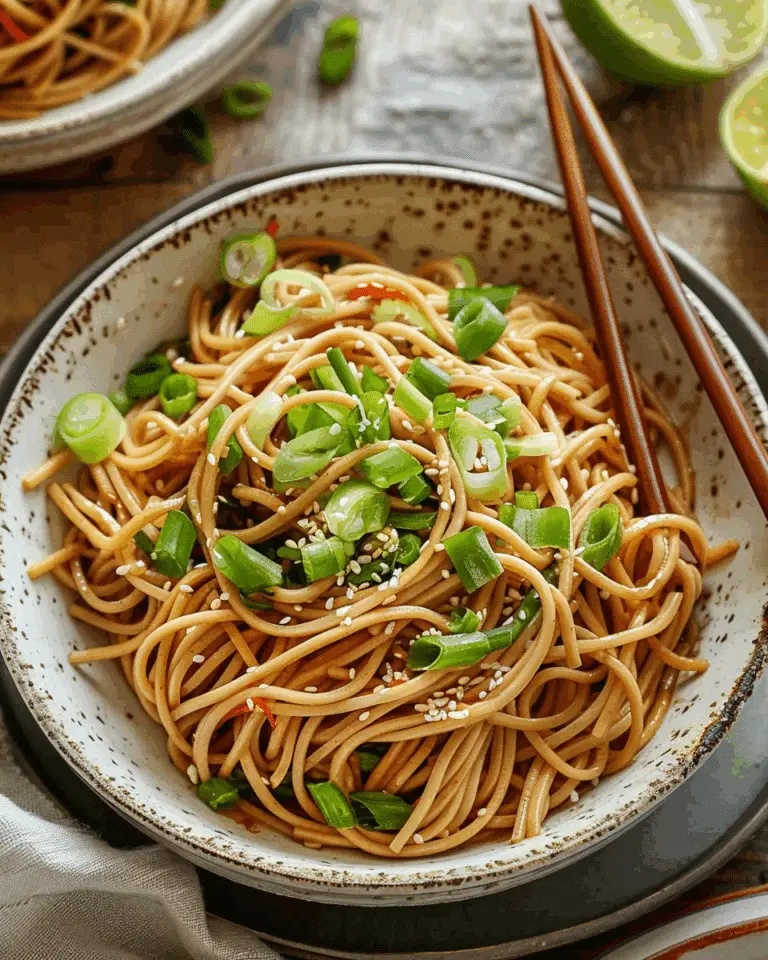 Cold Sesame Noodles