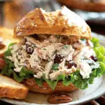 Cranberry Chicken Salad with Pecans for Sandwiches