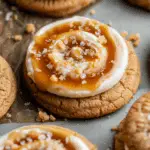Crumbl Salted Caramel Cheesecake Cookies
