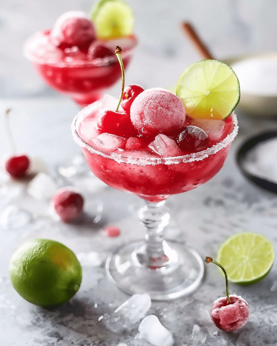 Frozen Cherry Limeade Margarita