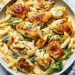 One Pot Cajun Chicken and Broccoli Alfredo