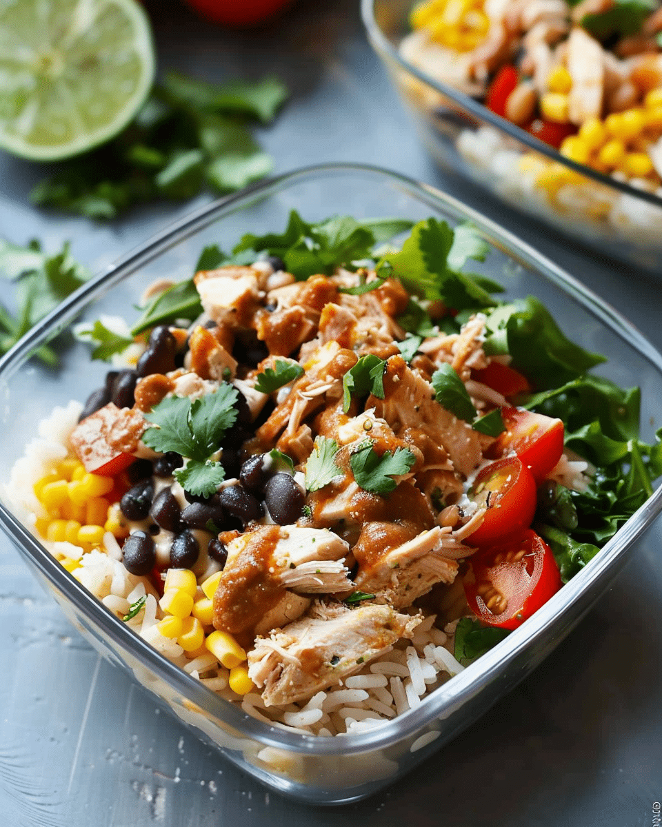 Chicken Burrito Bowls