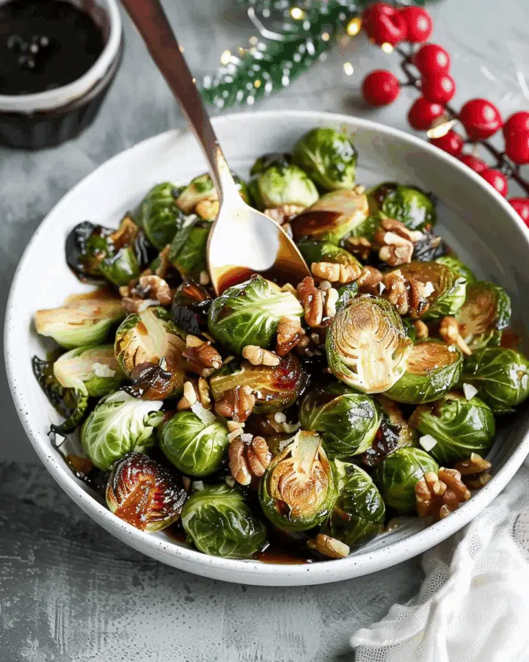 Honey Balsamic Brussels Sprouts
