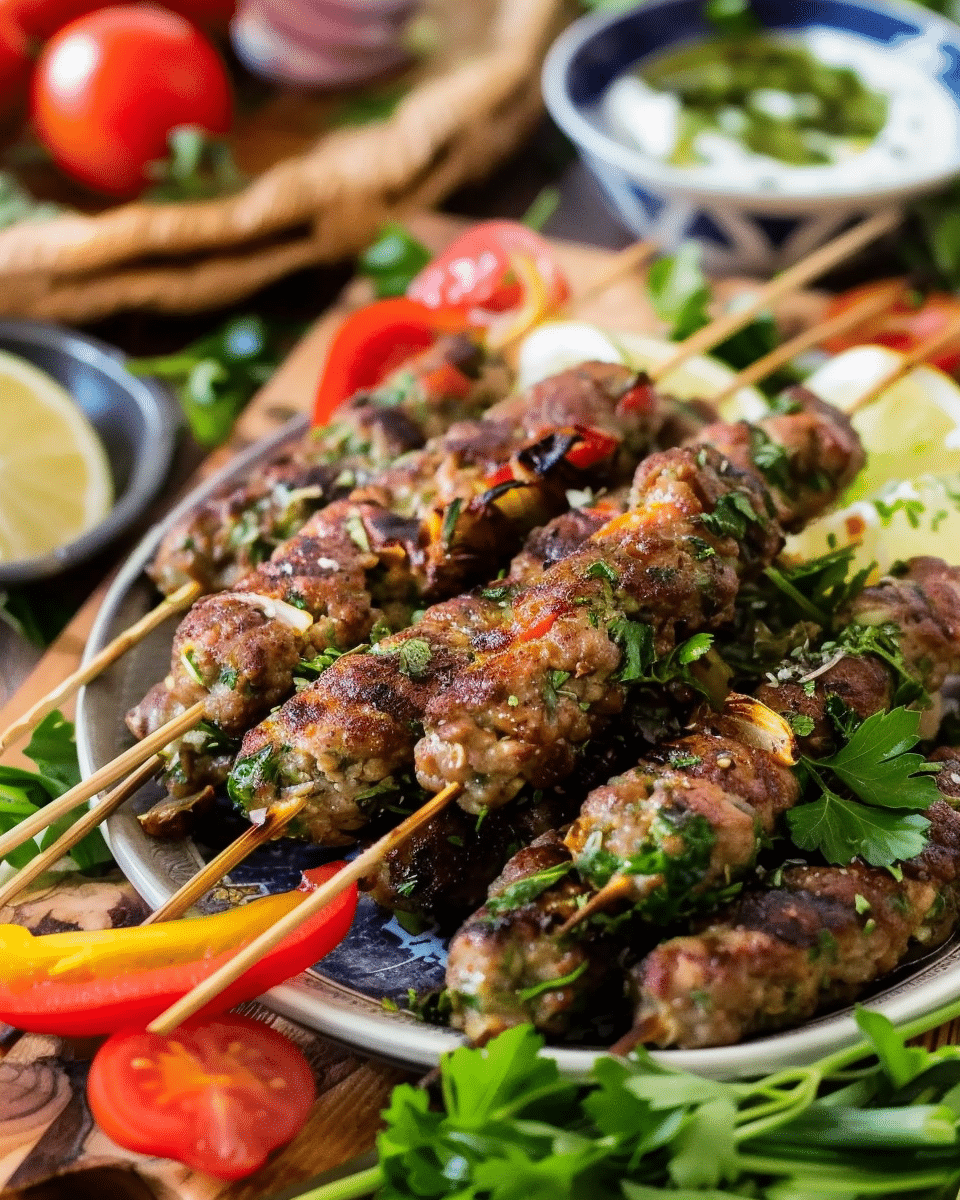 Lamb Kofta Kebabs with Fresh Herbs