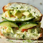 Loaded Cucumber & Avocado Sandwich