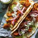 Sheet Pan Chicken Gyros with Feta Tzatziki