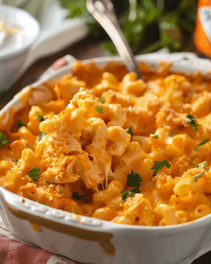 Buffalo Chicken Mac and Cheese