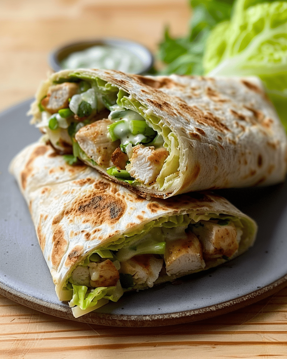 Chicken Caesar Wrap Recipe