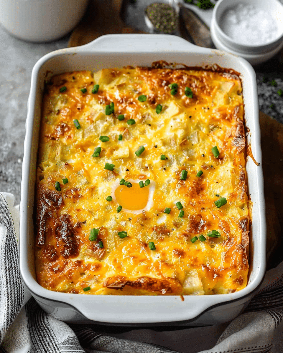 Egg and Potato Breakfast Casserole