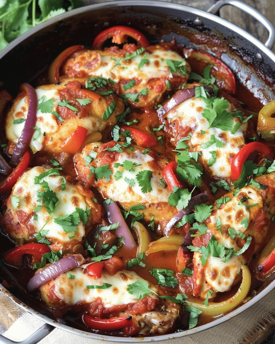 Mozzarella-Stuffed Chicken Pomodoro