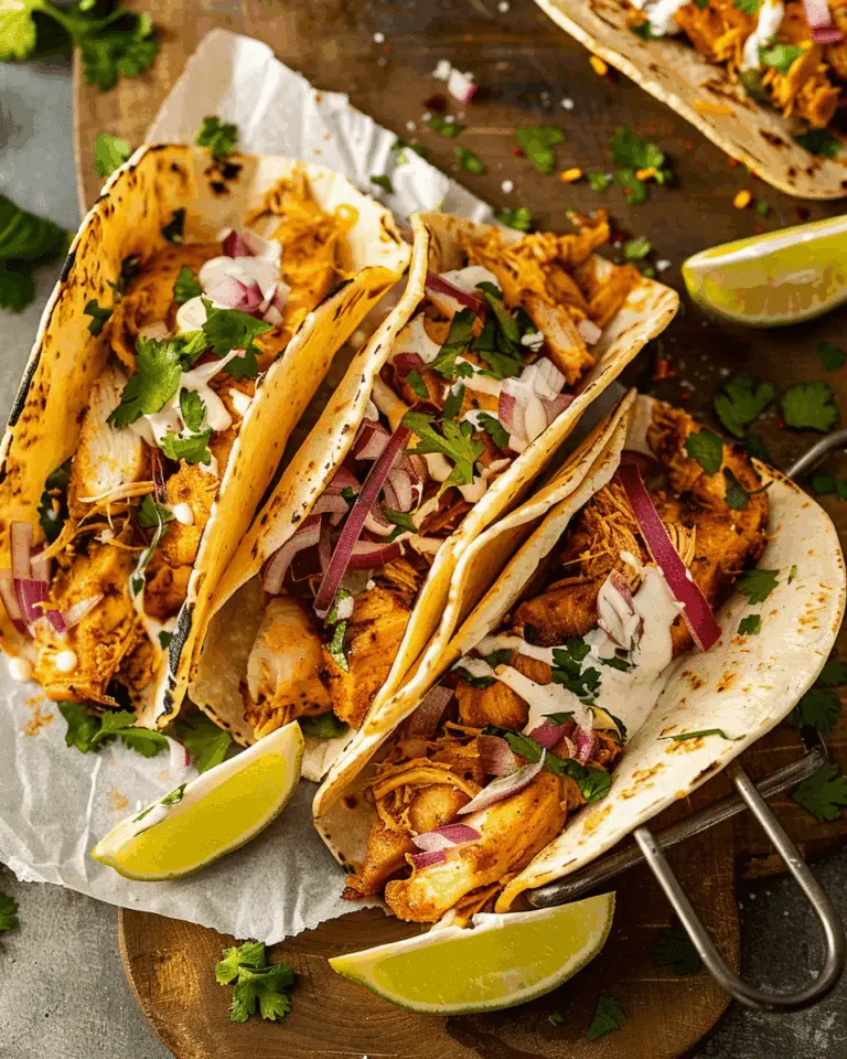 Baked Chicken Tacos