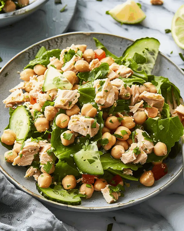 Chickpea Tuna Salad
