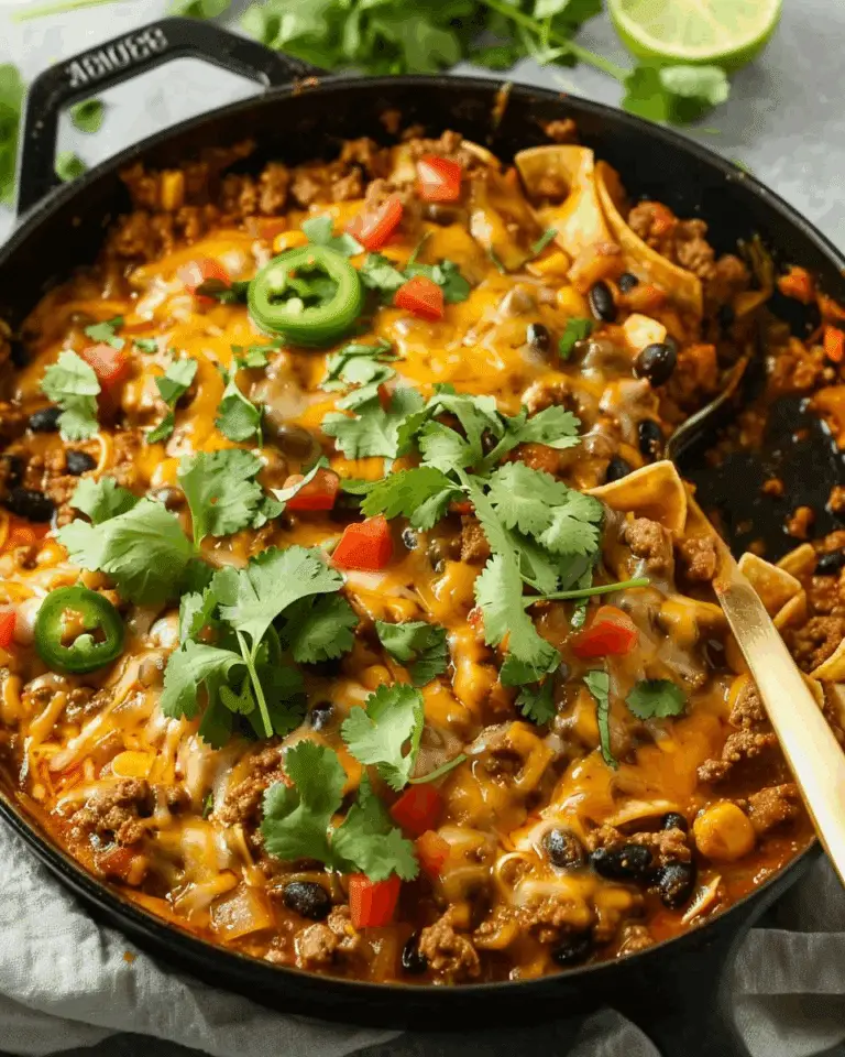 Ground Beef Burrito Skillet