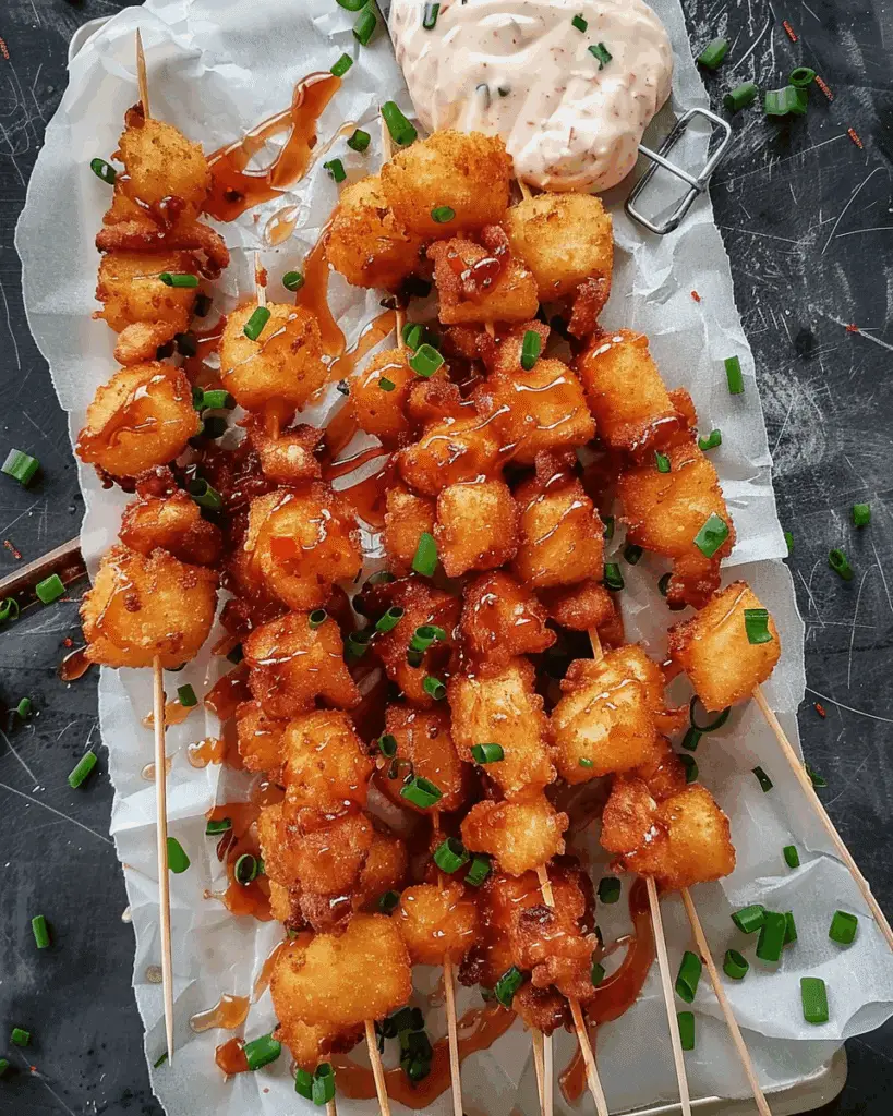 Tater Tot Skewers
