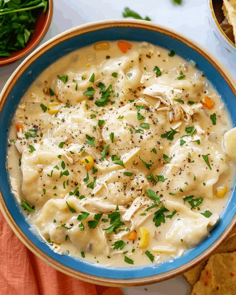 Chicken and Dumplings with Tortillas